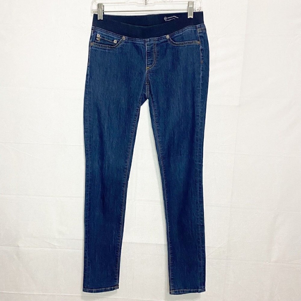 AG ADRIANO GOLDSCMIED Maternity Skinny Leg Stretch Jeans Sz 28R (28x29)